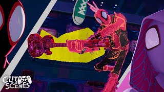 Miles Meets the SPIDER PUNK! Hobei Brown | SpiderMan: Across the SpiderVerse