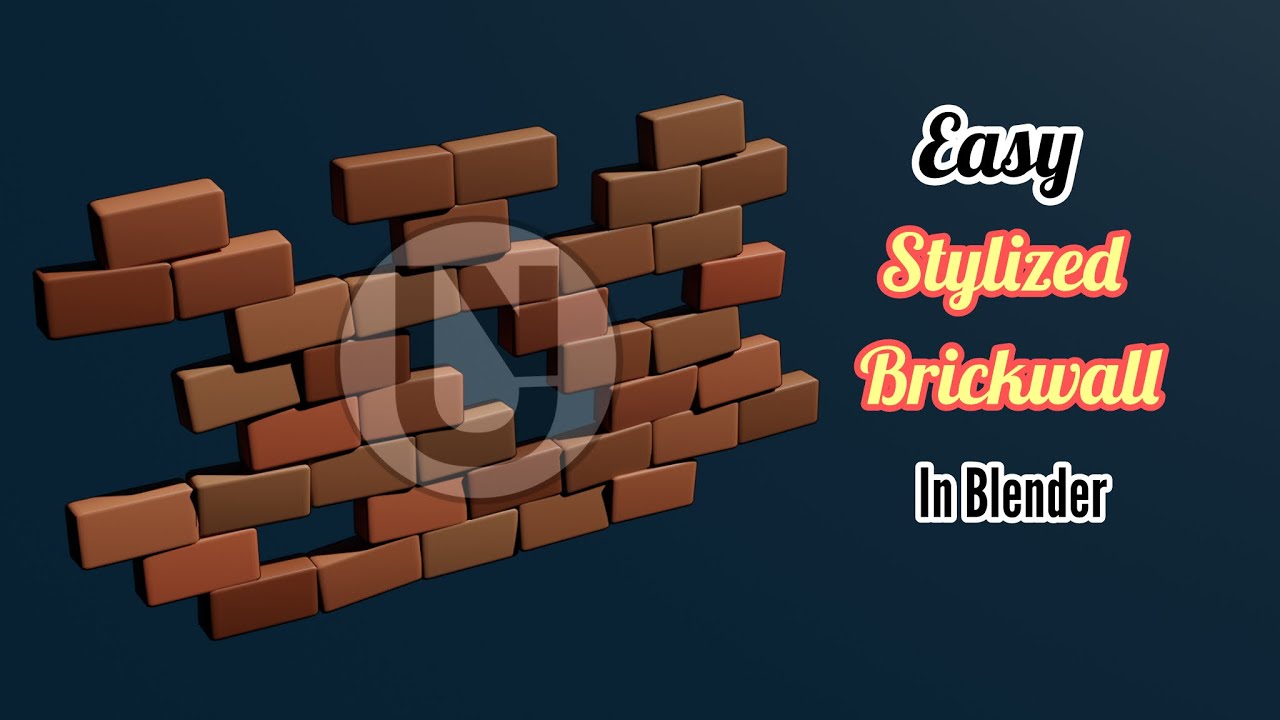 Create Stylized Brick Wall in Blender - YouTube