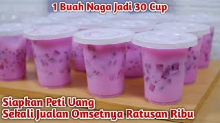 1 Buah Naga Jadi 30 Cup, Siapkan Peti Uang Karena Sekali Jualan Omsetnya Ratusan Ribu screenshot 2
