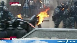 Столкновения В Киеве Не Стихают Уже Вторые Сутки. 2014