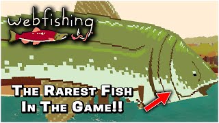 How To Catch The Rarest Fish In Webfishing! (Rain Fish)
