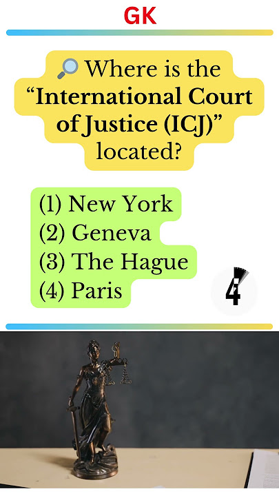 🌍 Where Is the International Court of Justice Located? | GK Quiz