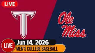 Troy vs Ole Miss LIVE 06/14/2026 | Men's College World Series | NCAA Baseball Championship Live