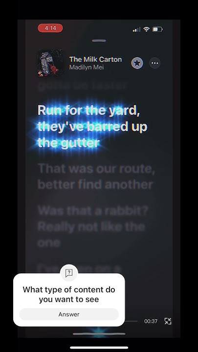 The milk carton lyrics - YouTube