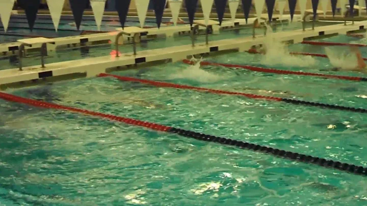 Drury and Aaron 50 free vWisconsin scy State April...