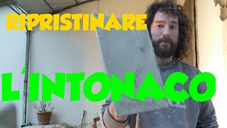 How to restore plaster with mortar (lime and cement) || Do it yourself ... if you can