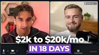 CASE STUDY: How This Agency Scaled to $20k/mo from 2k in 20 Days