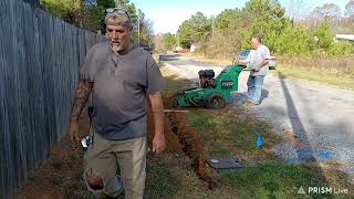 : Trenching for waterlines on the Homestead / How-to/DIY/cabin build/homesteading