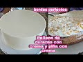 Como Embetunar Un pastel En Chantilly Con Bordes Perfectos + Rellenos