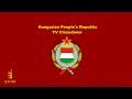 Hungarian People's Republic TV Closedown (1989)