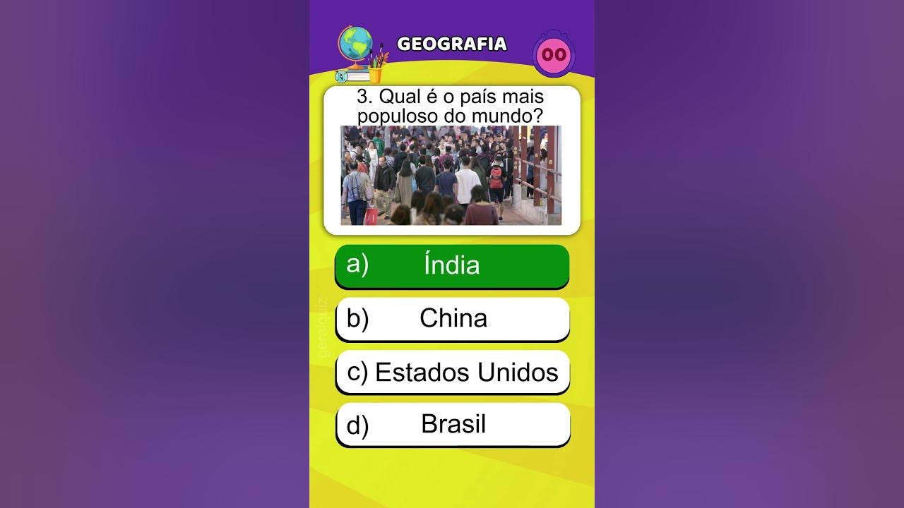 Quiz perguntas e respostas de geografia #quiz #geografia