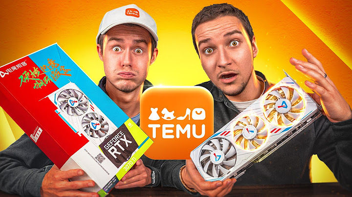 On achète une CARTE GRAPHIQUE sur TEMU !