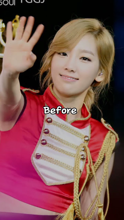 TAEYEON before and after #taeyeon #girlsgeneration