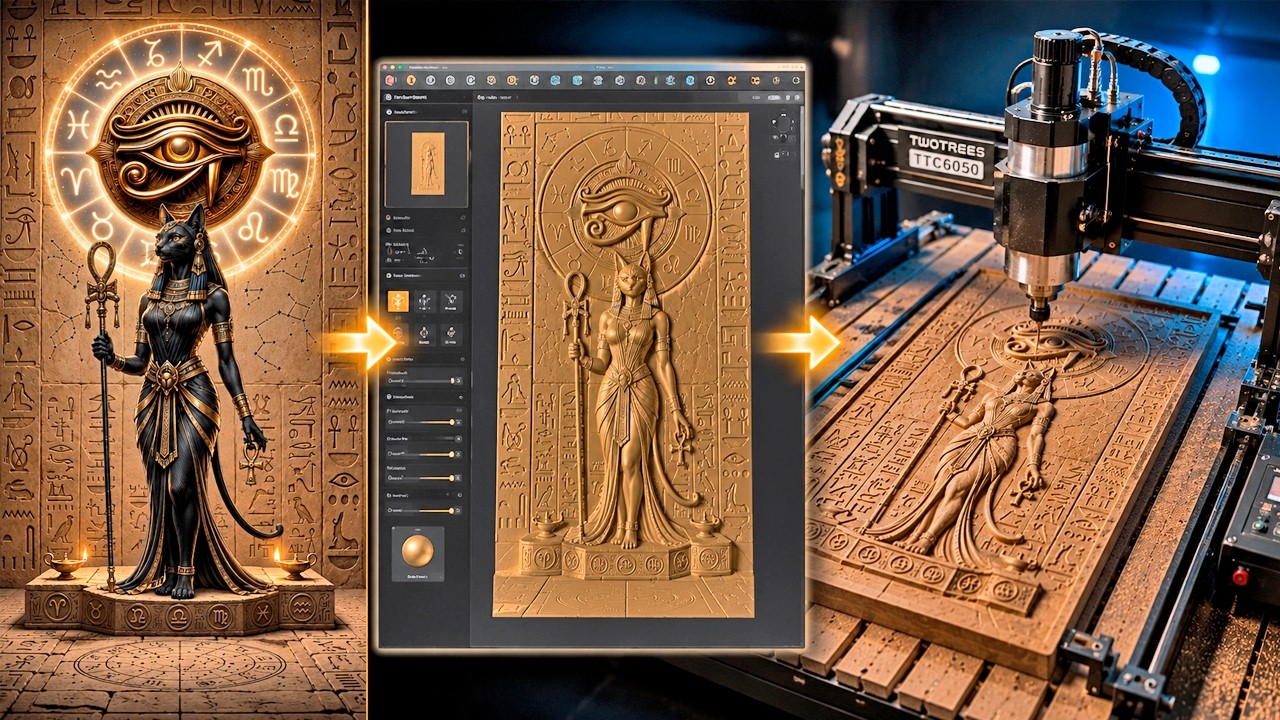 This Amazing CNC Machine Works Miracles! Twotrees TTC6050 CNC