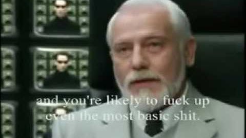 The Architect & Neo Matrix Reloaded