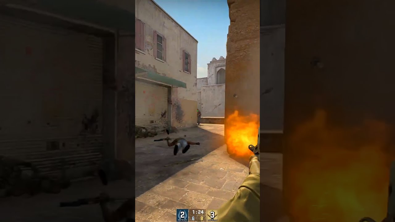 CS:GO DUST2 - ПОКАЛАЗ КАК НАДО ДЕРЖАТЬ ШОРТ! -3  