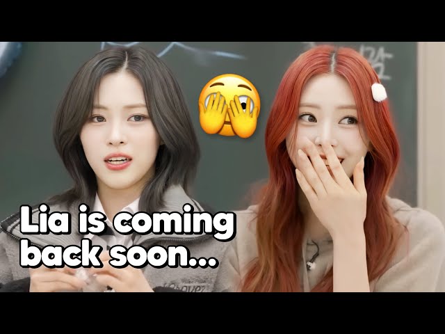 ITZY hinting Lia’s comeback after months of hiatus class=