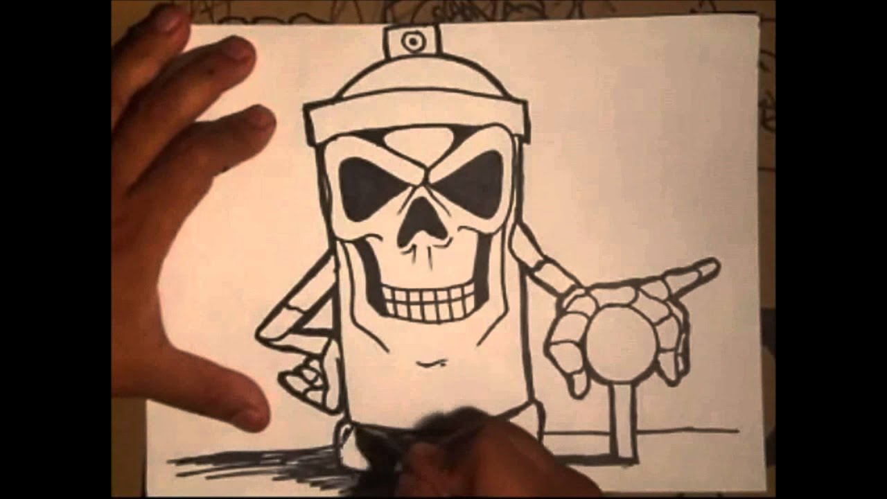 skull simple drawing en grafiti huesos YouTube spray de skull simple drawing en grafiti huesos YouTube spray de