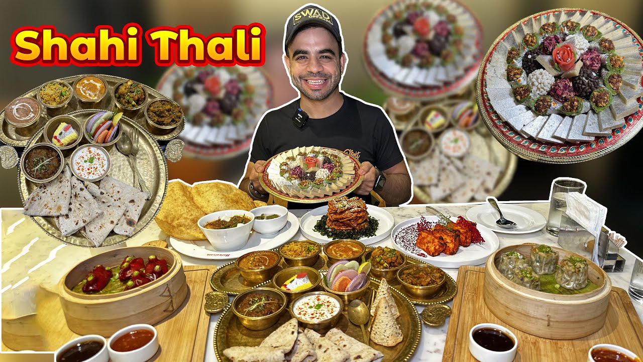 Sabse Shahi Desi ghee wali Maharaja Thali 😍 World ki best Mithai ke saath 😋