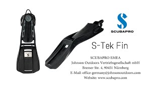 Scuba Diving Gear Review: S-Tek Fins from Scubapro