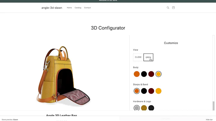 Enhance Your Online Store with Angle 3D Configurator