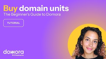 How to: Buy Domain Units on Domora