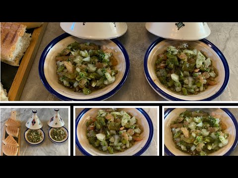 Traditional Moroccan salad easy, very healthy and very delicious
