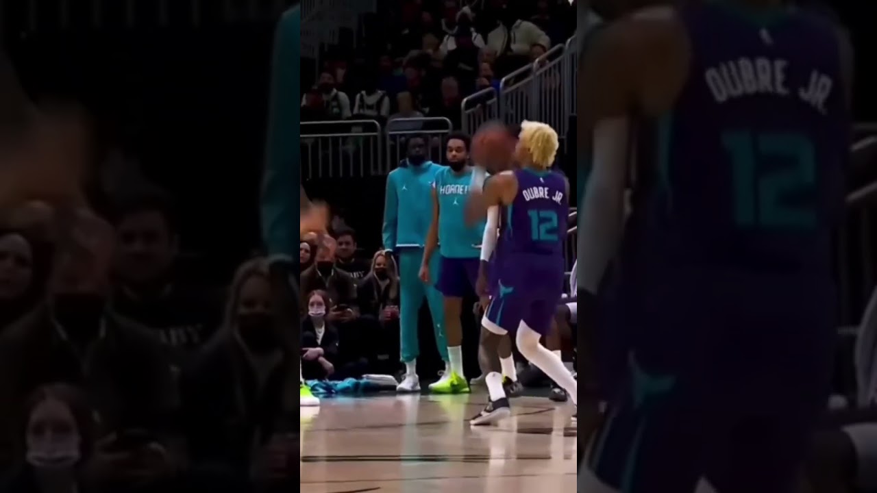 Lamelo ball with an insane juke and a pass for a insane shot #trending #basketball #lameloball