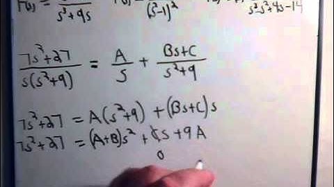 Inverse LaPlace Transform Example 4