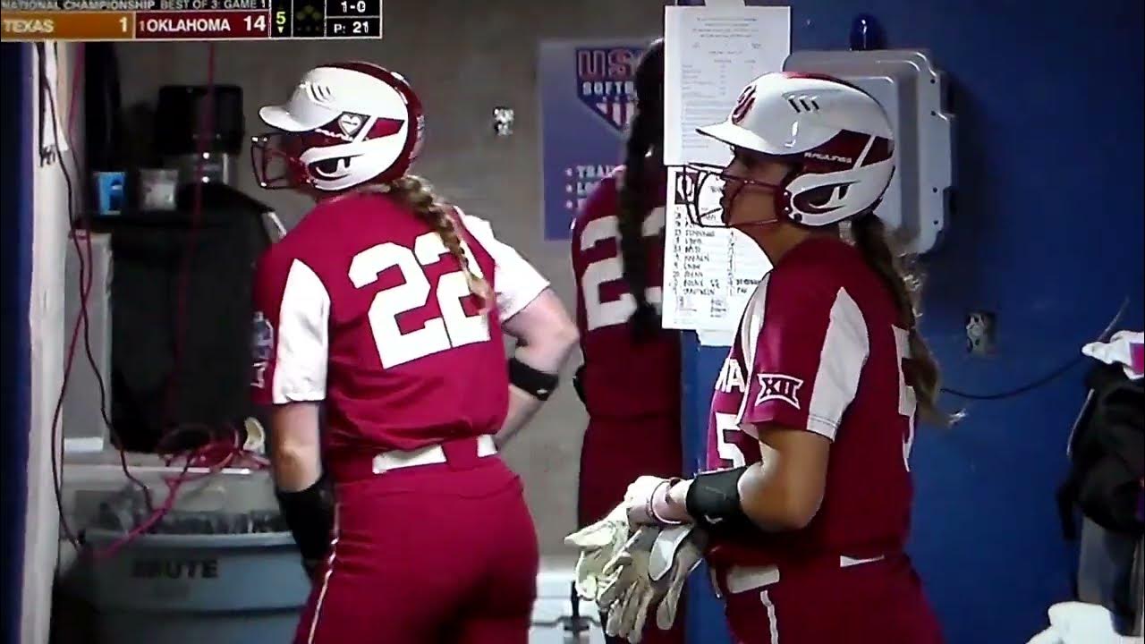Oklahoma softball's Tiare Jennings hits 2nd home run of game vs Texas