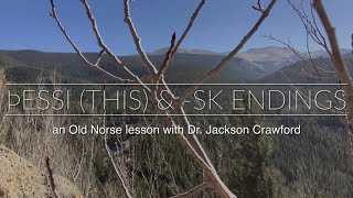 Old Norse class 21: this and -sk endings