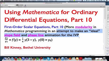 Using Mathematica for ODEs, Part 10. More modularity in Mathematica programming.