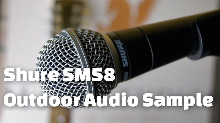 Shure SM58 - outdoor audio sample