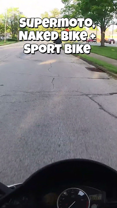 Supermoto, Sportbike and Naked Bike Ride Together