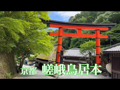 2022年5月17日 京都嵐山 新緑の嵯峨野を歩く Walking around Sagano 野宮神社〜嵯峨鳥居本