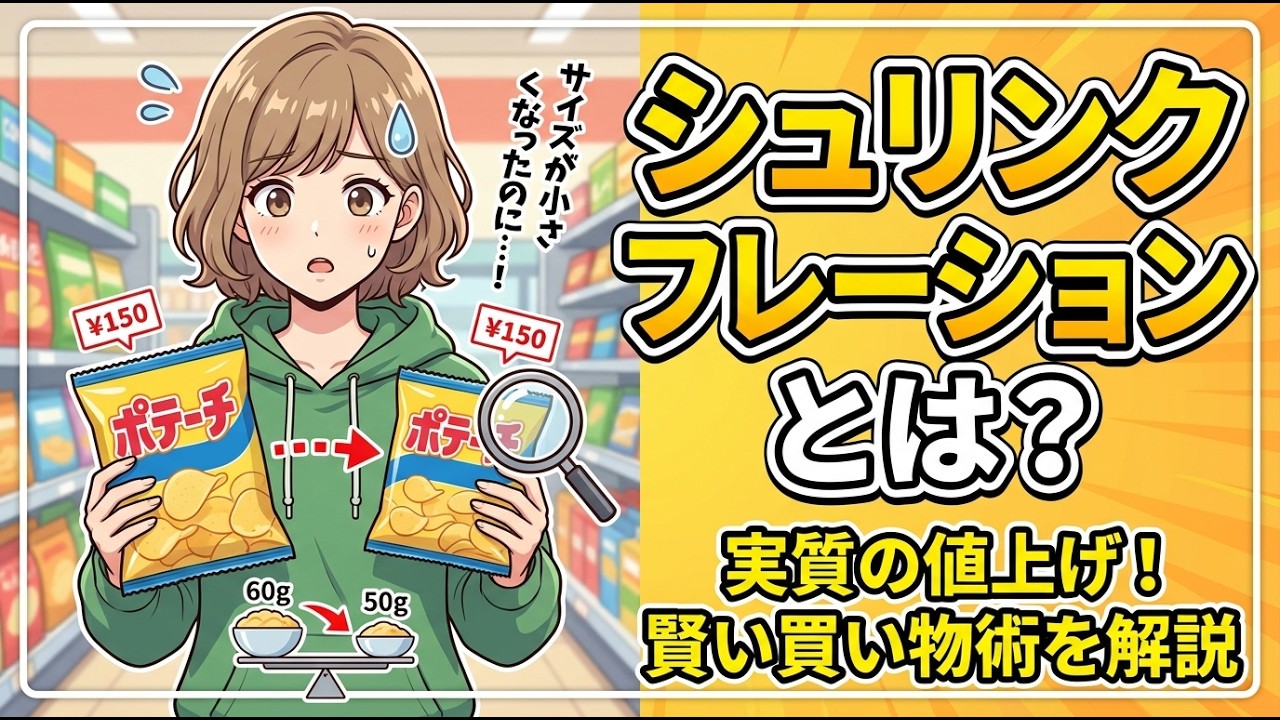ステルス値上げの正体。シュリンクフレーションでお菓子が減る裏にある