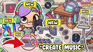 **CREATE YOUR OWN MUSIC** IN THE MUSIC STUDIO OF STARDUST CITY 🎶✨ || AVATAR WORLD screenshot 3