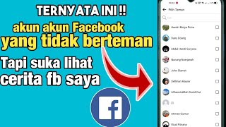 cara mengetahui orang yang melihat cerita di fb tapi tidak berteman