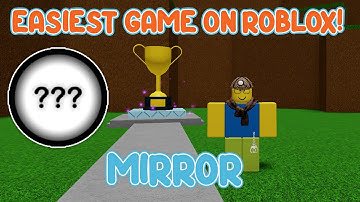 How to Get Mirror Ending in easiest game on roblox! | ROBLOX