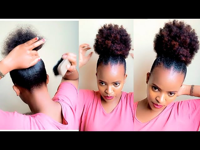 Puff with bun hairstyle | Perfect bun with puff hairstyle | Bun Hairstyles  | hair style girl - YouTube
