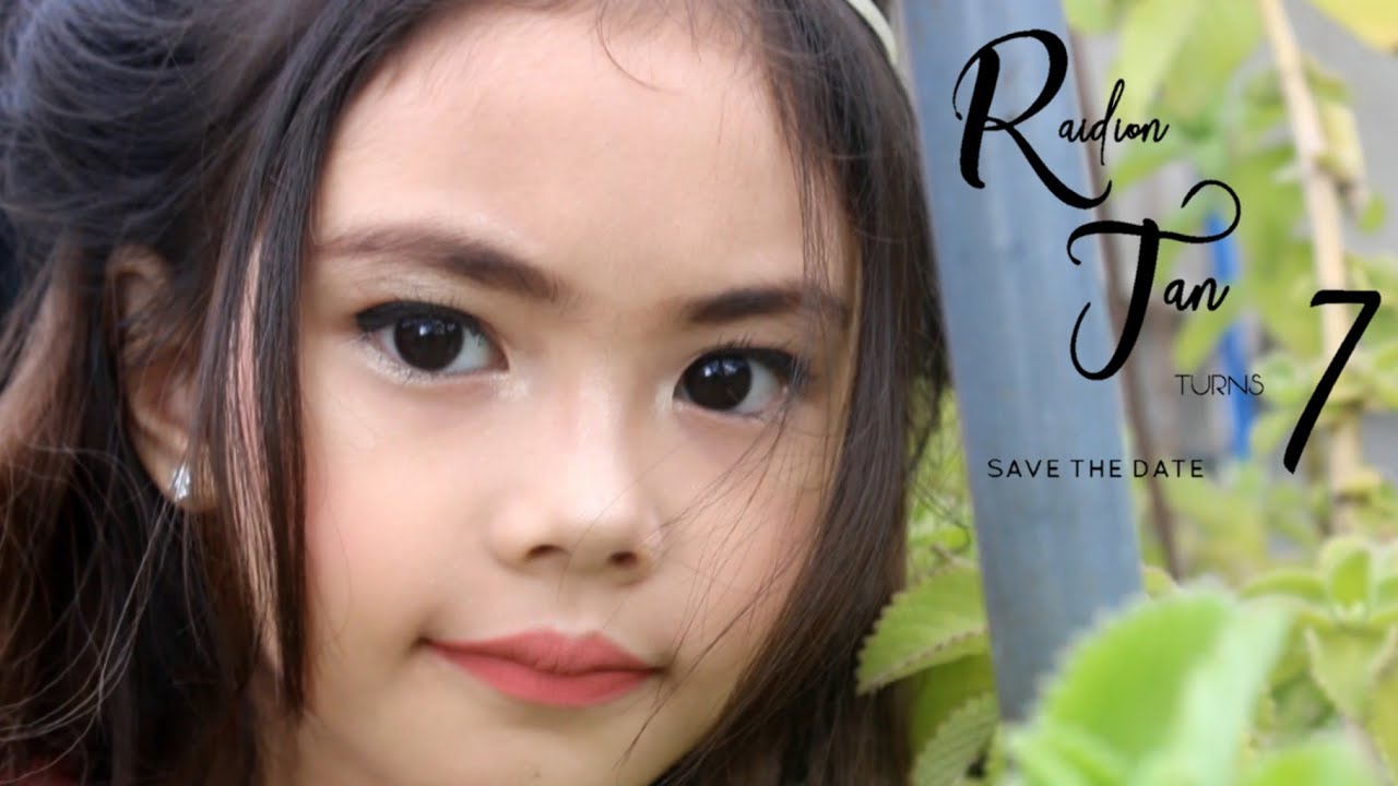 Raidion Jan's Save the Date 7th birthday