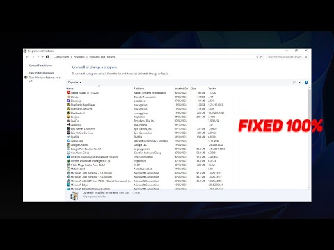 ✅ Uninstall Programs Not Listed in Control Panel on Windows 10/11/ 8/ 7