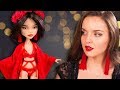 В НИЖНЕМ БЕЛЬЕ! ООАК-кукла азиатка Лю Лань | Custom из кукол Monster High и Ever After High | Обзор