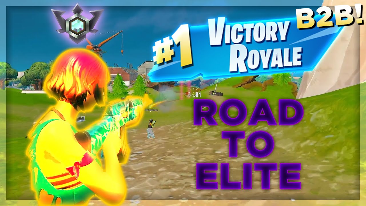 road to ELITE Fortnite Battle Royale YouTube