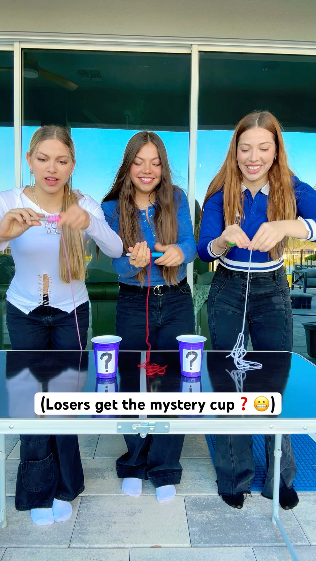 Who will Win the String Challenge? ??? | Triple Charm #Shorts