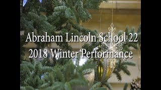Abraham Lincoln School 22 2018 Winter Performance at the Monroe County Office Building