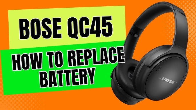 minimal bølge tom Bose QC35 QC35II QuietComfort 35 Headphones Battery Replacement Part  Installation - YouTube