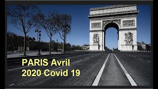 Des rues de Paris au mois d&#39;Avril 2020