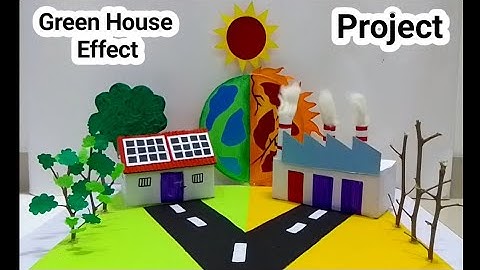👉 "Greenhouse Effect & Global Warming | Easy Science Project for School"