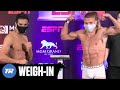 Jose Zepeda and Ivan Baranchyk Make Weight, #1 Contender Fight Official | FULL WEIGH IN